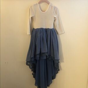 Pleiades Designs High Low Chiffon Dress